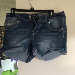 Denim shorter